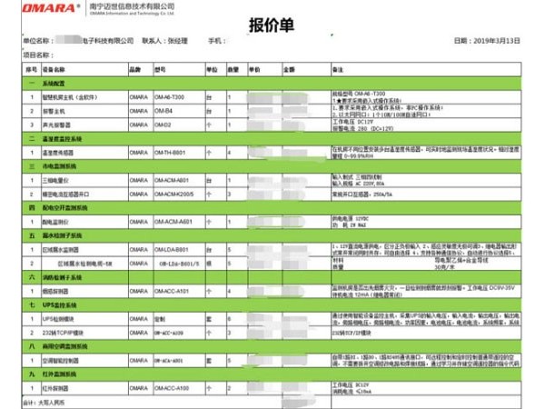 免費提供機房環境智慧監控系統報價