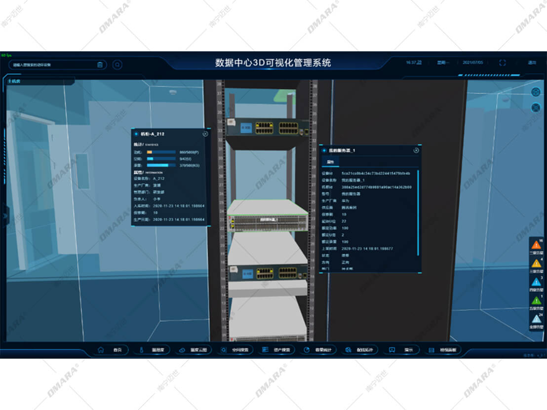 數據中心三維可視化管理平臺
